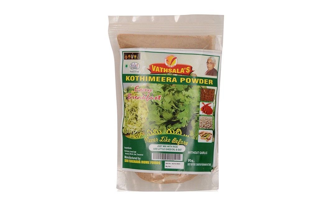 Vathsala's Kothimeera Powder    Pack  400 grams